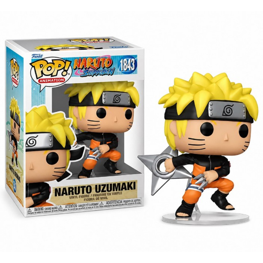 Фігурка Фанко Наруто Удзумакі (Уцінка) №1843 Naruto Shippuden Naruto Uzumaki with Shuriken Funko B83804