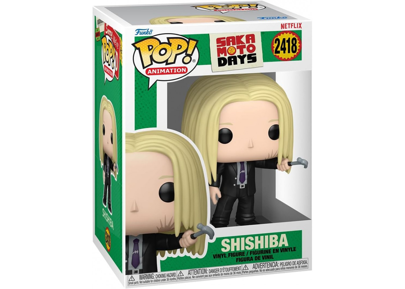Фигурка Фанко Шишиба Дни Сакамото №2418 Netflix Sakamoto Days Shishiba Funko 90657