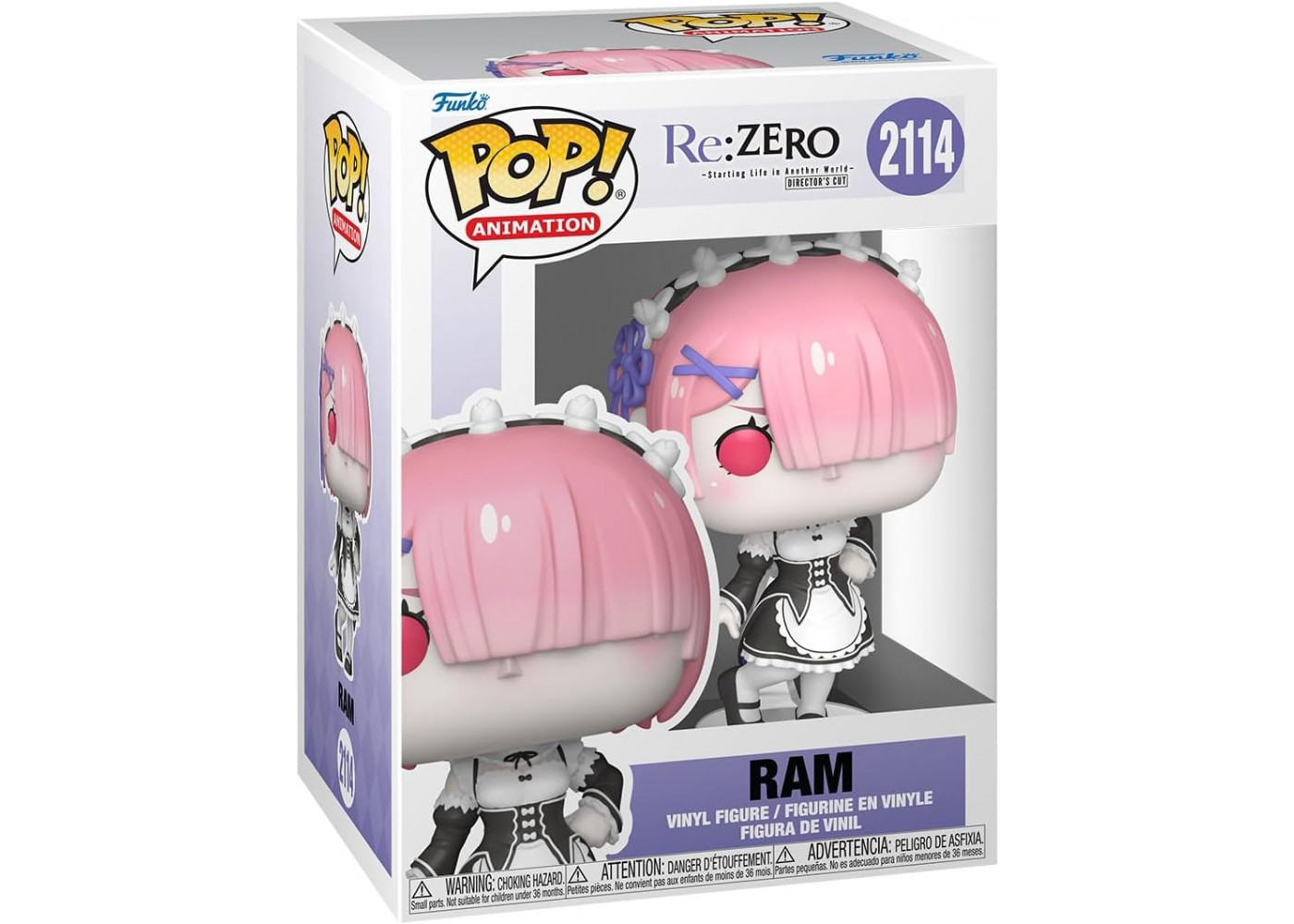 Фигурка Фанко Рем Жизнь с Ноля в Другом Мире №2114 Re:Zero Starting Life in Another World Ram Funko 86512