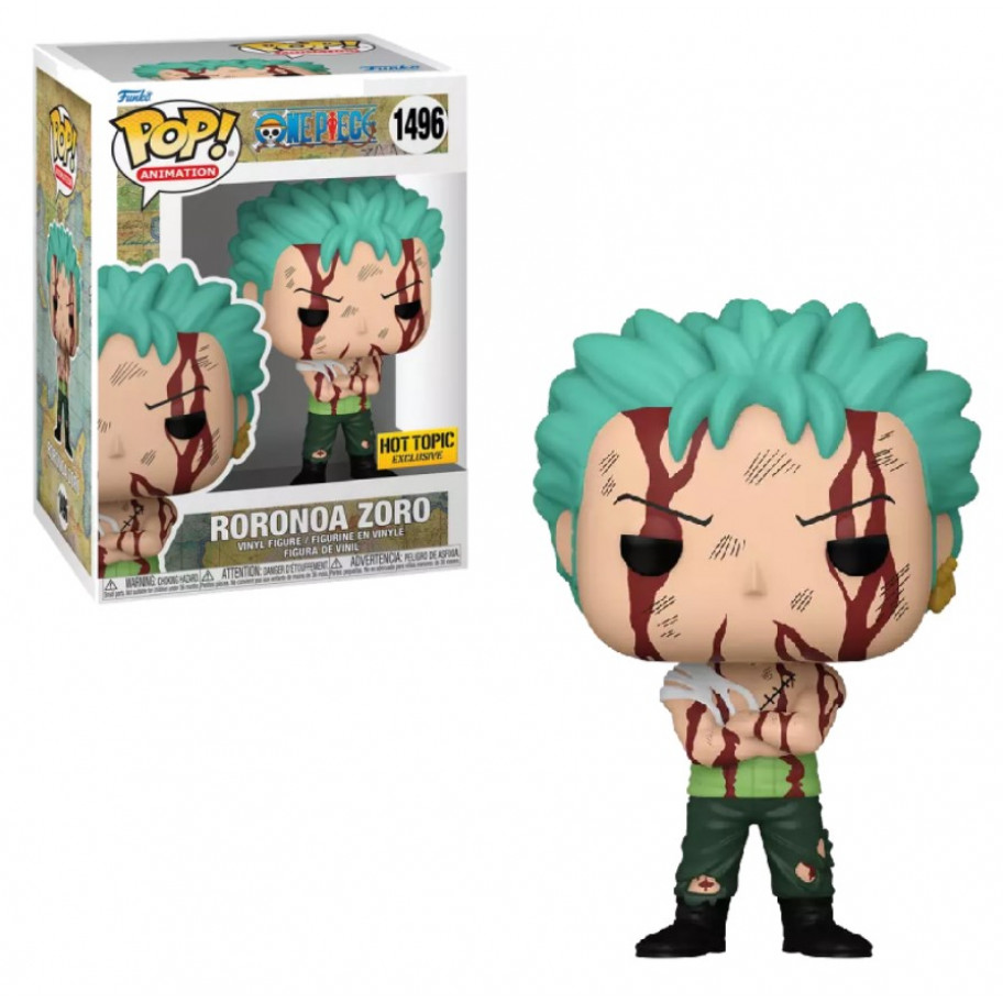 Фигурка Фанко Ророноа Зоро Ван-Пис №1496 One Piece Roronoa Zoro Hot Topic Exclusive Funko 76879