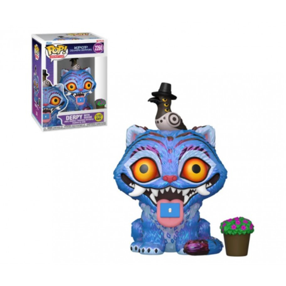 Фігурка Фанко Дерпі Мисливці на Демонів №2260 K-Pop Demon Hunters Derpy Glow in the Dark Funko 94693
