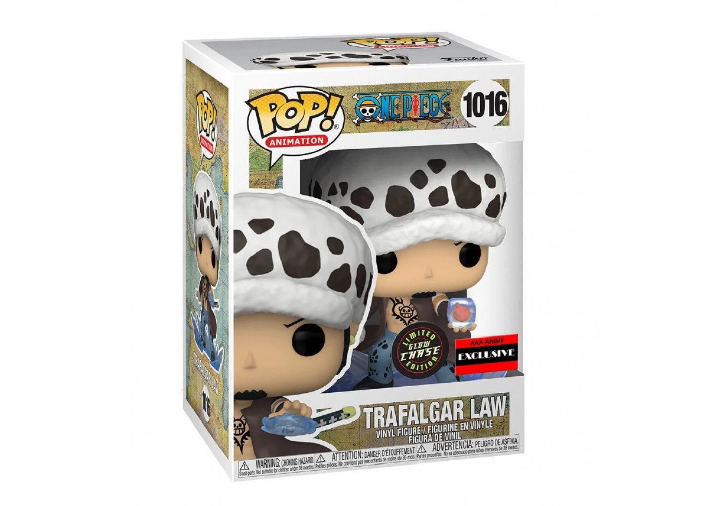 Фигурка Фанко Трафальгар Д. Ватер Ло Ван-Пис №1016 One Piece Trafalgar Law Glow Chase Exclusive Funko EX57268