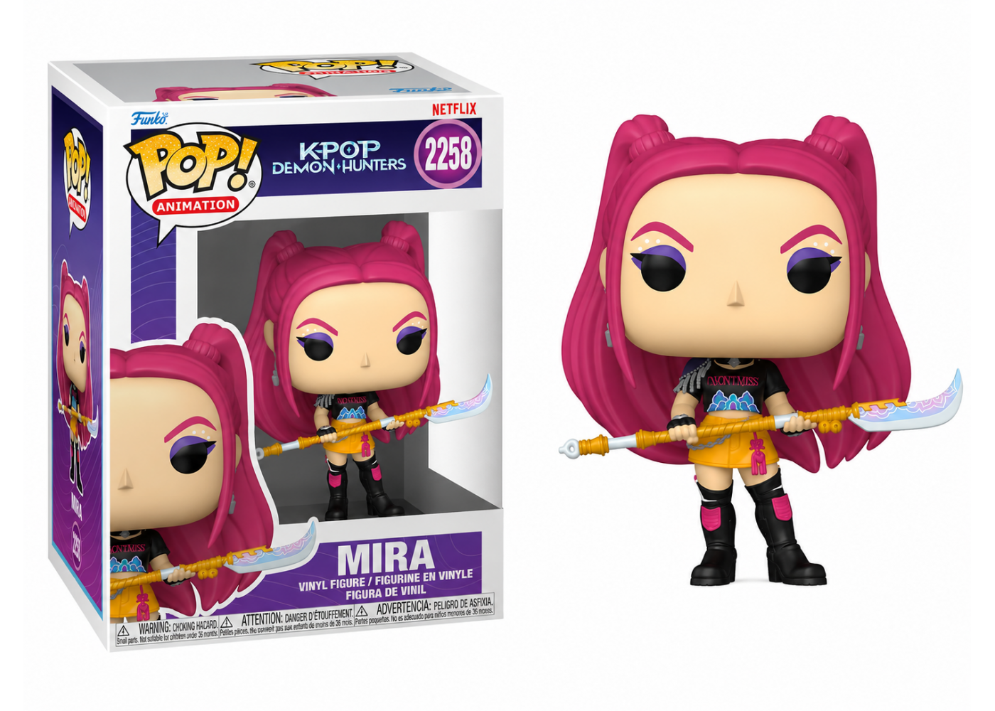 Фігурка Фанко Міра Мисливці на Демонів №2258 K-Pop Demon Hunters Mira Funko 95266