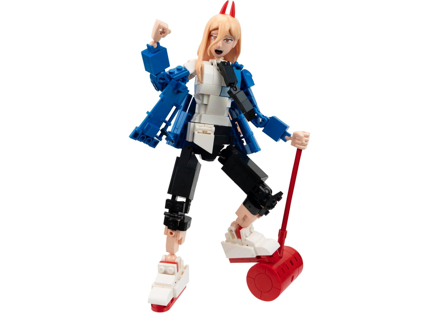 Фигурка-Конструктор Пауэр Человек-Бензопила 274 детали BLDR Chainsaw Man Power Jazwares CNS0123