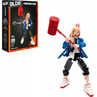 Фигурка-Конструктор Пауэр Человек-Бензопила 274 детали BLDR Chainsaw Man Power Jazwares CNS0123
