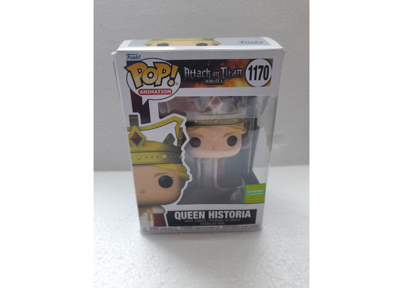 Фігурка Фанко Королева Хісторія (Уцінка) №1170 Attack on Titan Queen Historia Exclusive Funko B60319