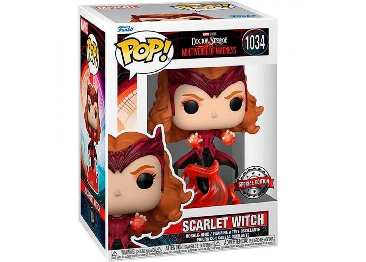 Фігурка Фанко Червона Відьма №1034 Marvel Doctor Strange Multiverse of Madness Scarlet Witch Funko 62816