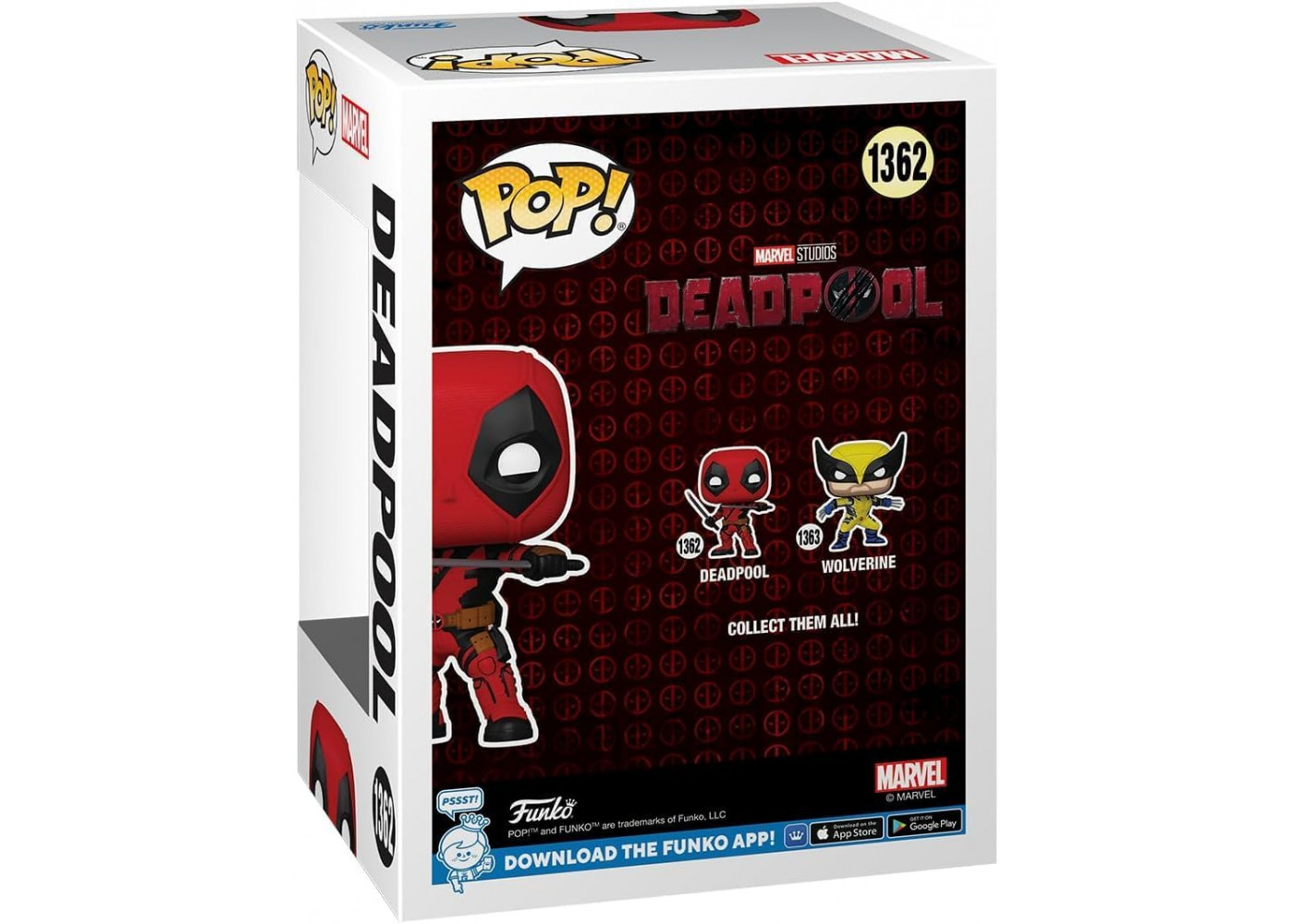 Фігурка Фанко Дедпул (Уцінка) №1362 Marvel Deadpool Funko B79766