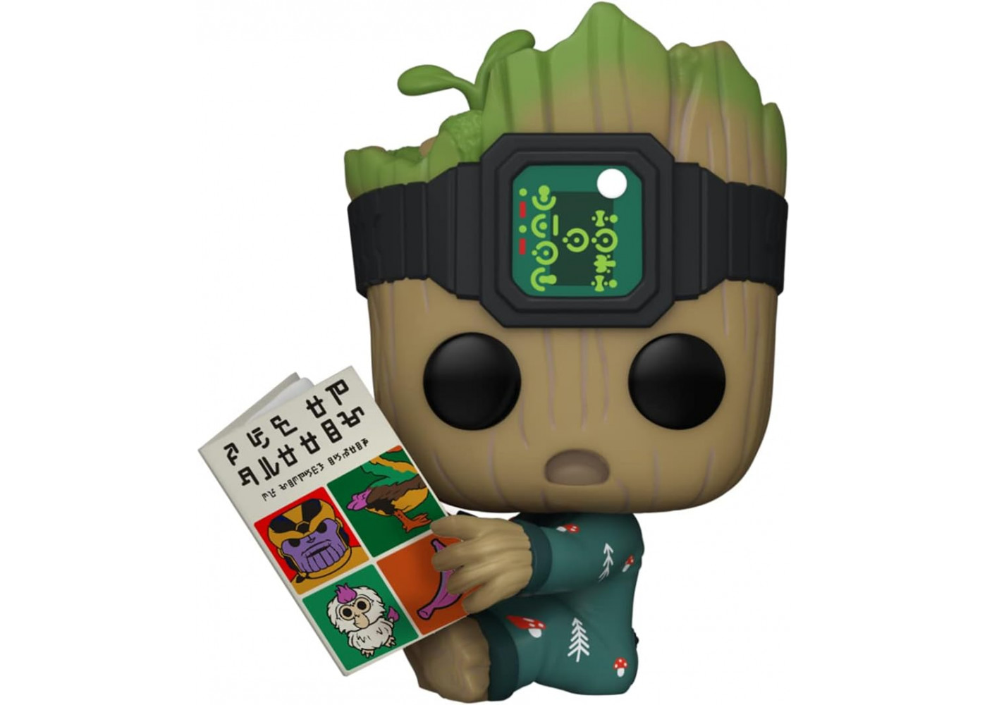 Фігурка Фанко Грут з Книгою Вартові Галактики №1193 Marvel Groot PJs with Book Funko 70651