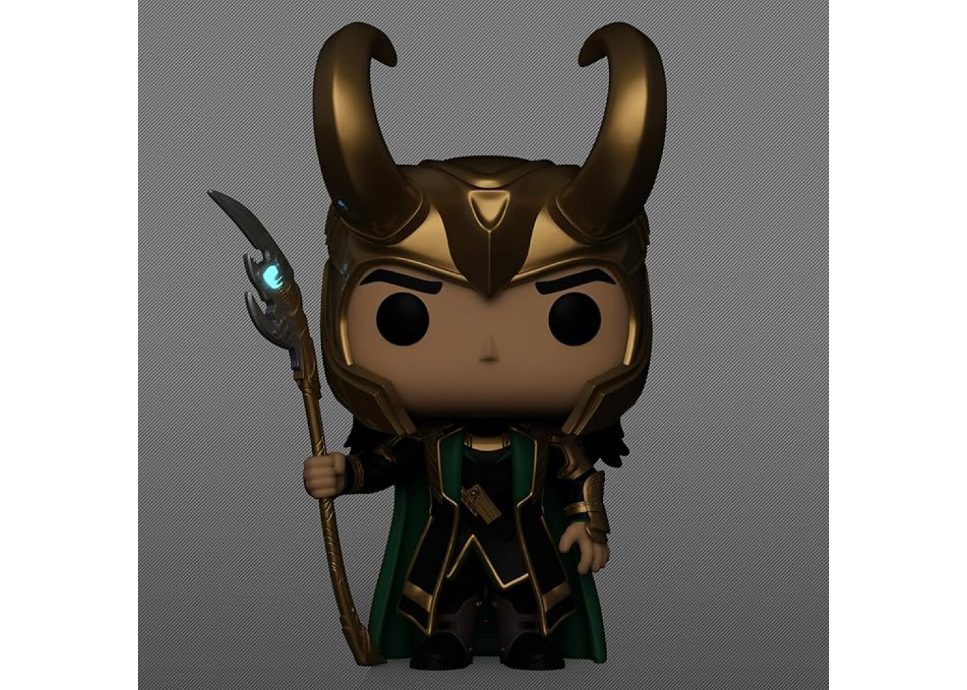 Фігурка Фанко Локі зі Скіпетром №985 Marvel Avengers Loki with Scepter Glow in The Dark Special Edition Funko 62706