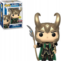 Фигурка Фанко Локи со Скипетром №985 Marvel Avengers Loki with Scepter Glow in The Dark Funko 62706