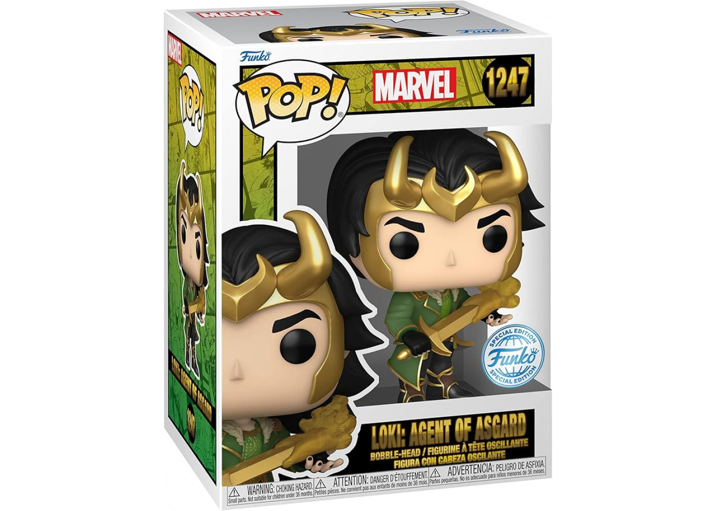 Фігурка Фанко Локі Агент Асгарда №1247 Marvel Loki Agent of Asgard Special Edition Funko 71896