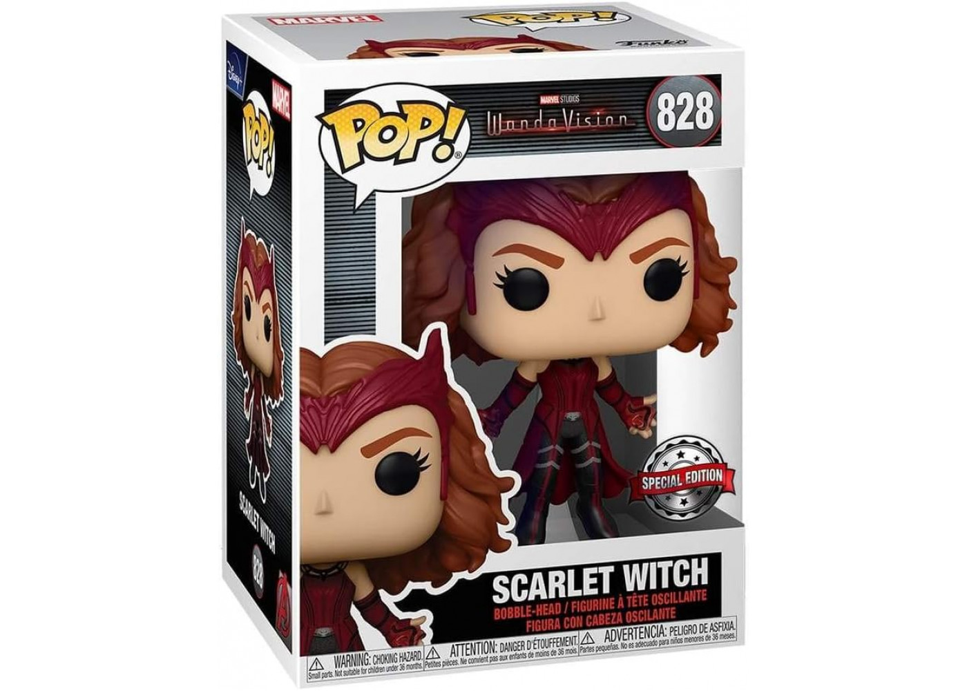 Фігурка Фанко Скарлет Яскрава Відьма №828 WandaVision Scarlet Witch Funko 54437
