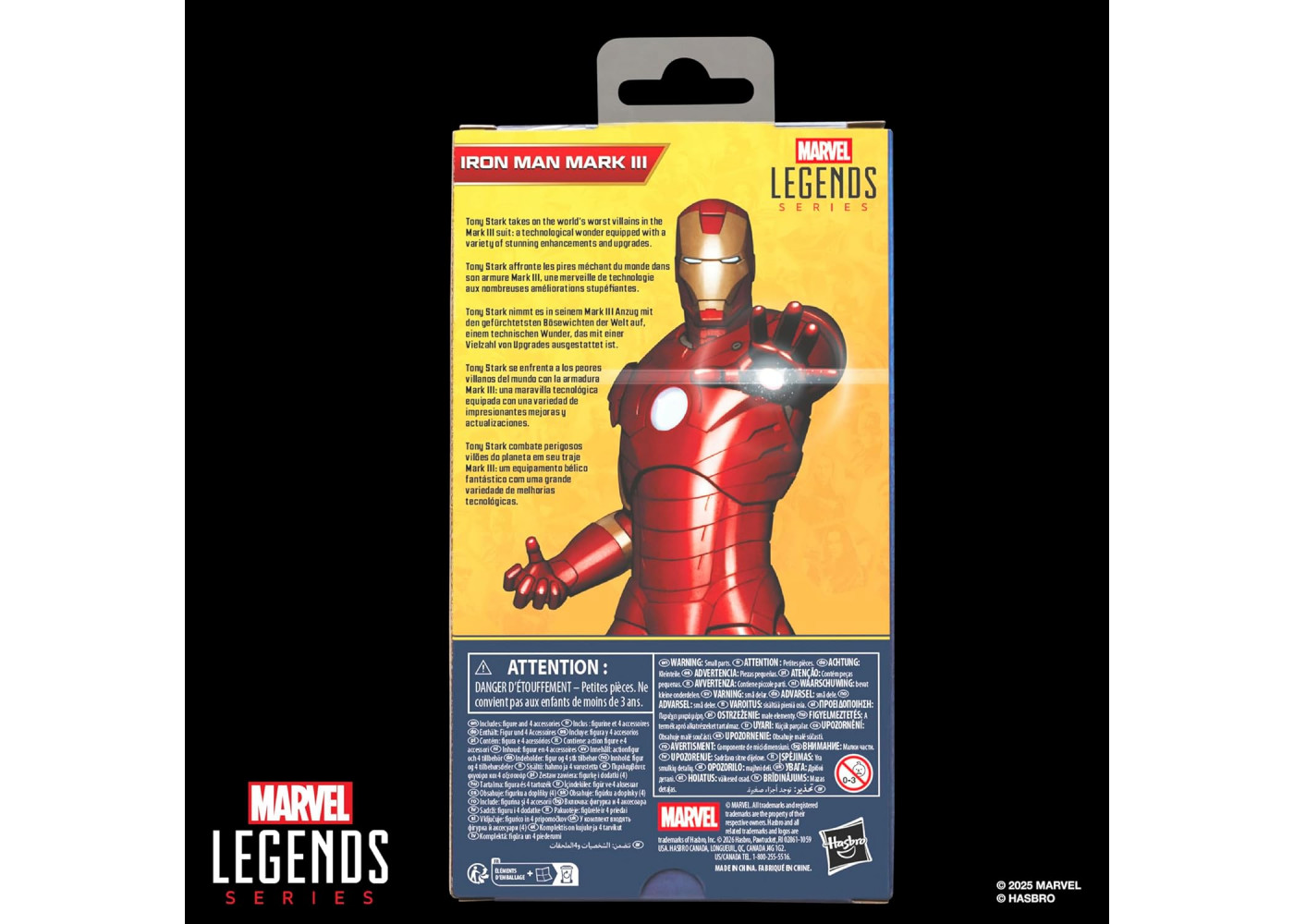 Фигурка Железный Человек Марк III Marvel Legends Series Iron Man Mark III Hasbro G2055