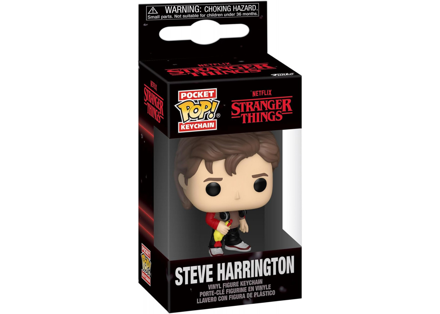 Брелок Фігурка Фанко Стів Дивні Дива Stranger Things Steve Harrington Keychain Funko 86616