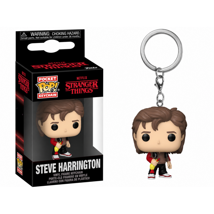 Брелок Фігурка Фанко Стів Дивні Дива Stranger Things Steve Harrington Keychain Funko 86616