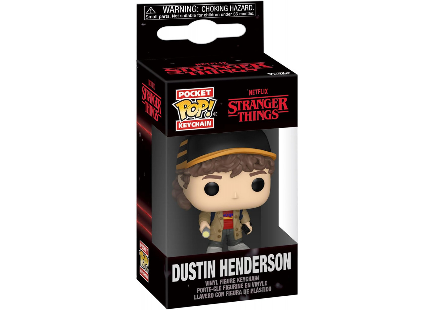 Брелок Фігурка Фанко Дастін Дивні Дива Stranger Things Dustin Keychain Funko 86617