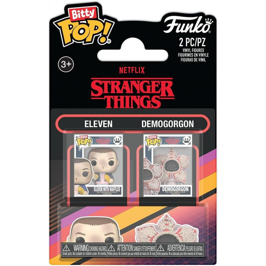 Фанко Бітті Дивні Дива Демогоргон та Одинадцять Stranger Things Demogorgon and Eleven Bitty Pop Funko 88937