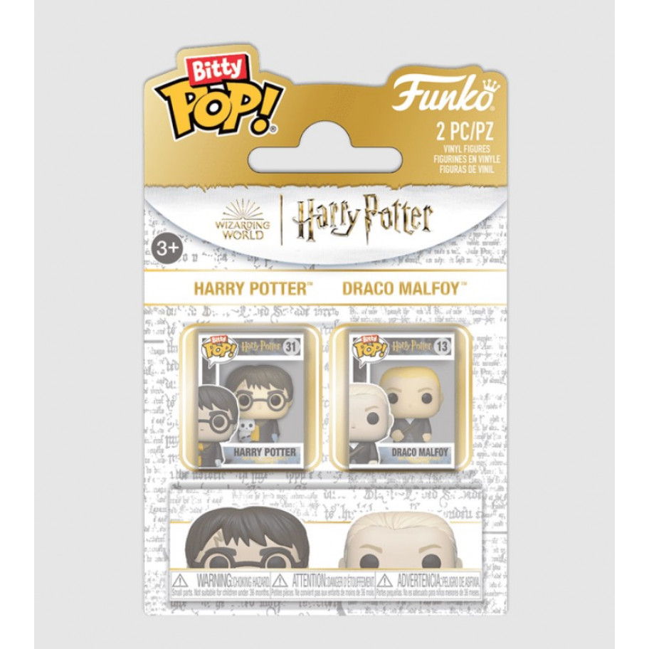 Фігурки Фанко Бітті Гаррі Поттер та Драко Мелфой Harry Potter and Draco Malfoy Bitty Pop Funko 88916