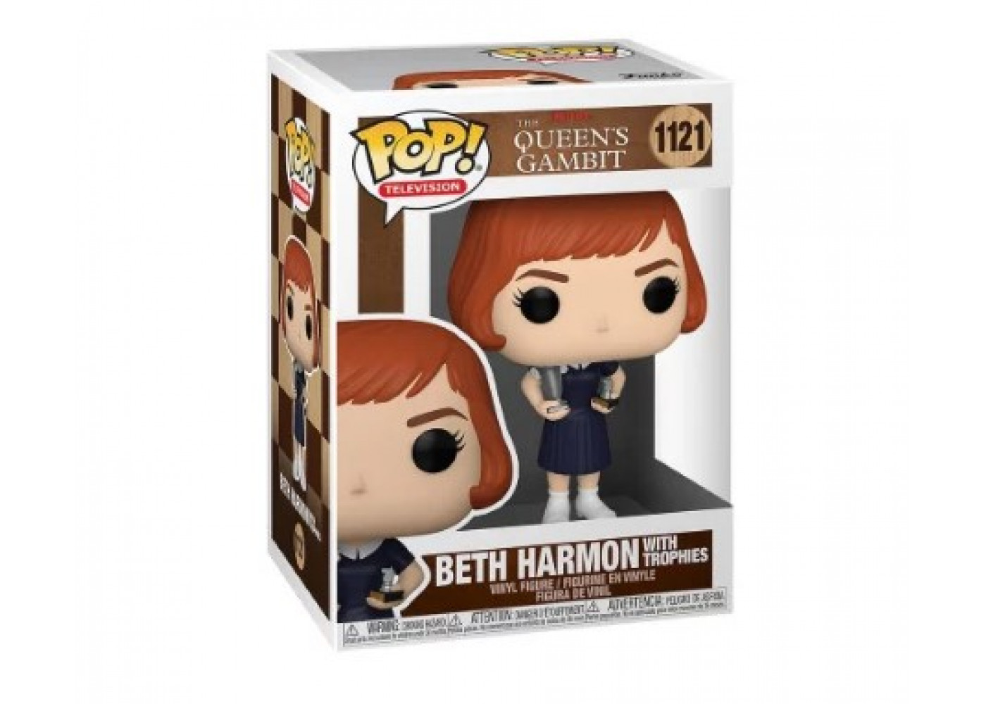 Фигурка Фанко Бет Хармон Ход Королевы (Уценка) №1121 Netflix Queens Gambit Beth Harmon Funko B57690