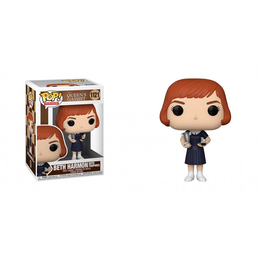 Фигурка Фанко Бет Хармон Ход Королевы №1121 Netflix Queens Gambit Beth Harmon with Trophies Funko 57690