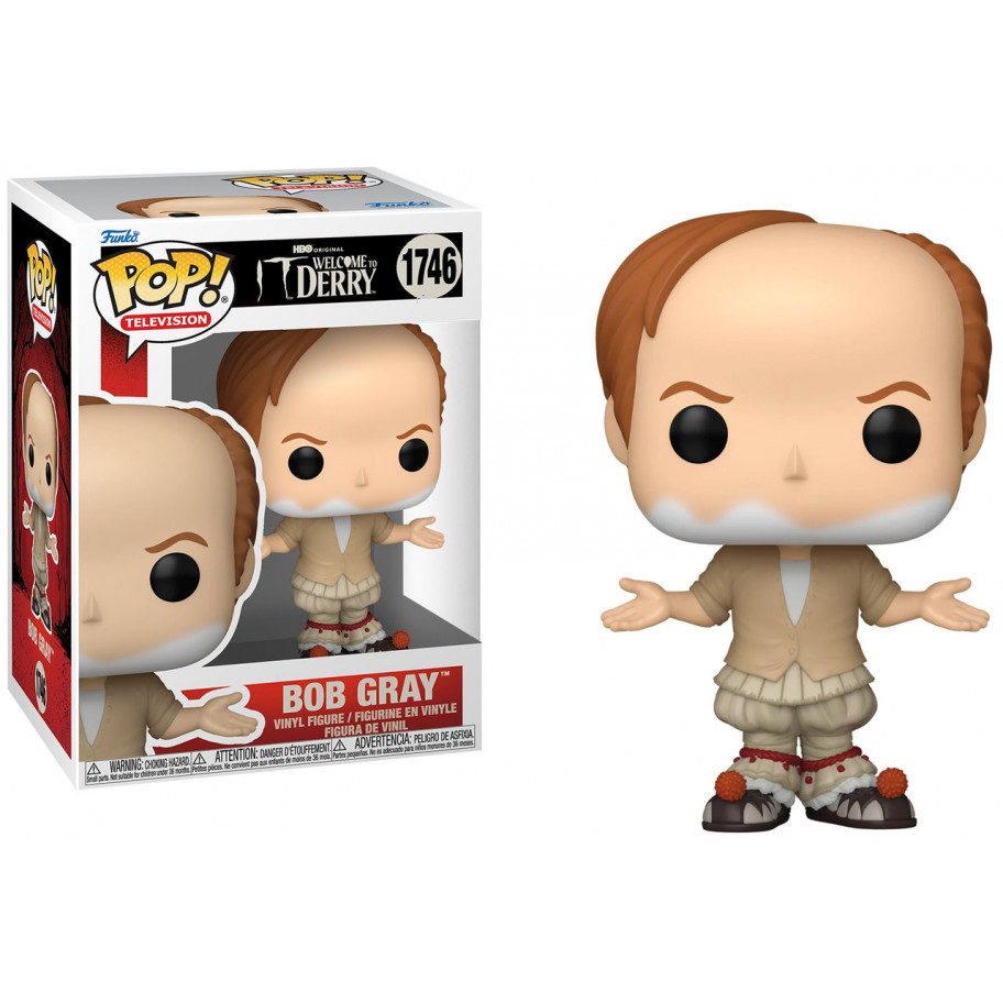 Фигурка Фанко Боб Грей Оно: Добро пожаловать в Дерри №1745 IT Welcome to Derry Bob Gray Funko 86676
