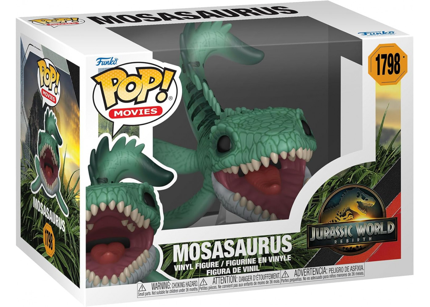 Фігурка Фанко Мозазавр Світ Юрського Періоду №1798 Jurassic World Rebirth Mosasaurus Funko 86659