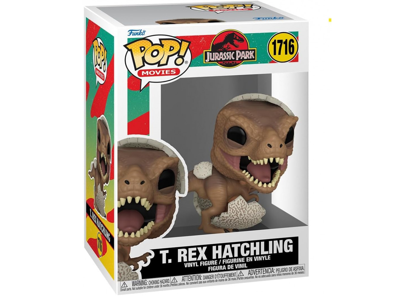 Фігурка Фанко Дитина Тиранозавр Рекс Парк Юрського Періоду №1716 Jurassic Park T. Rex Hatchling Funko 75986