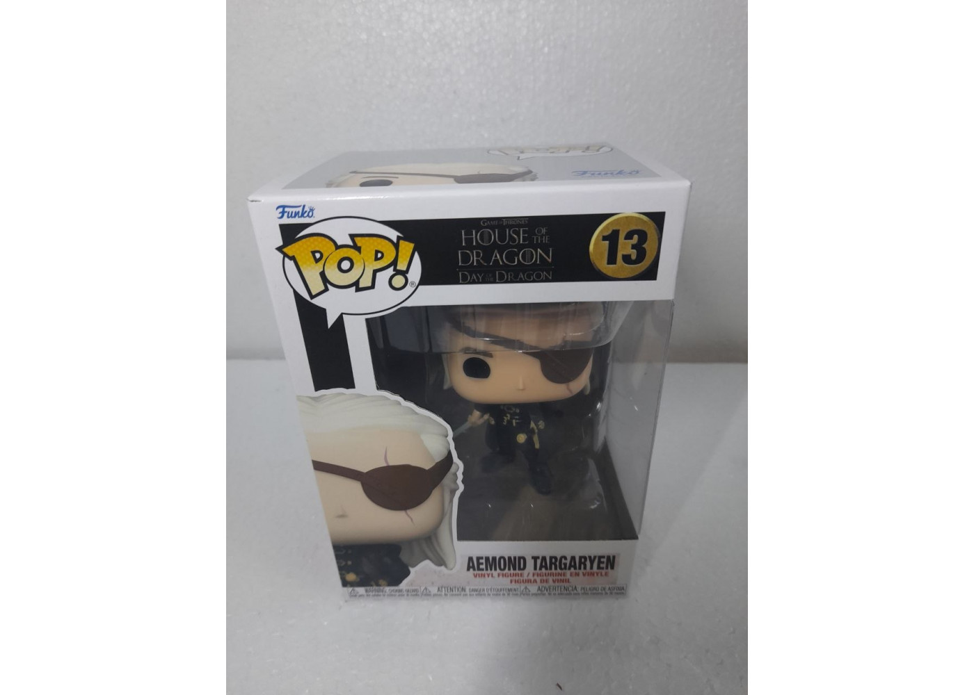 Фігурка Фанко (Уцінка) Еймон Таргарієн Дім Дракона №13 House of Dragon Aemond Targaryen Funko B76471