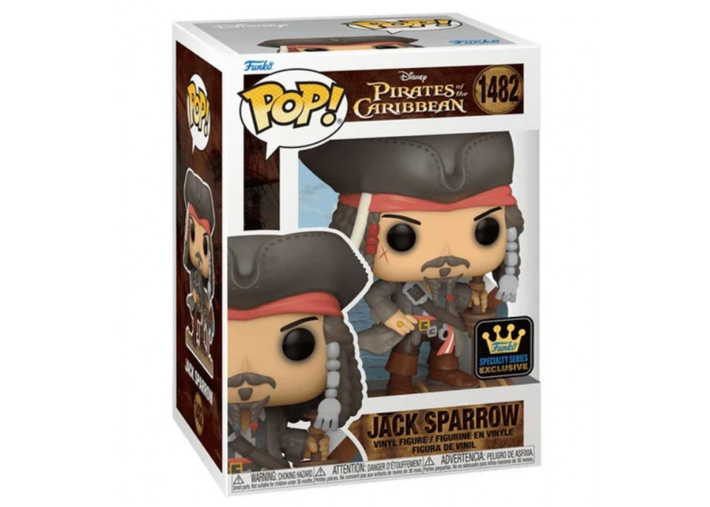 Фигурка Фанко Джек Воробей Пираты Карибского Моря №1482 Pirates of the Caribbean Jack Sparrow Funko 81940