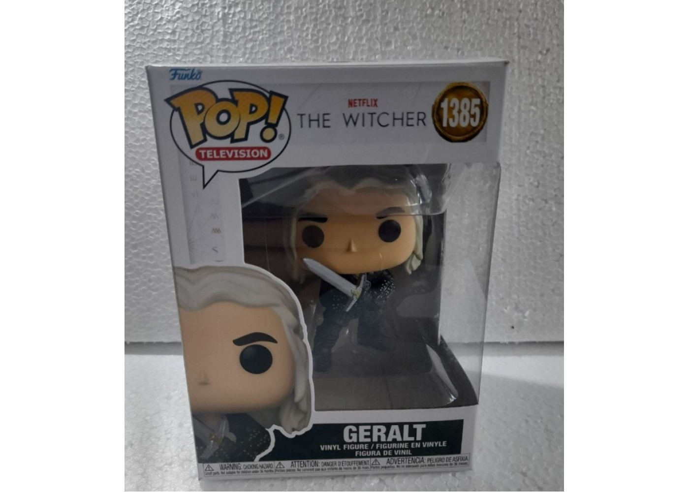 Фигурка Фанко Геральт Ведьмак (Уценка) №1385 Witcher Geralt Funko B74246