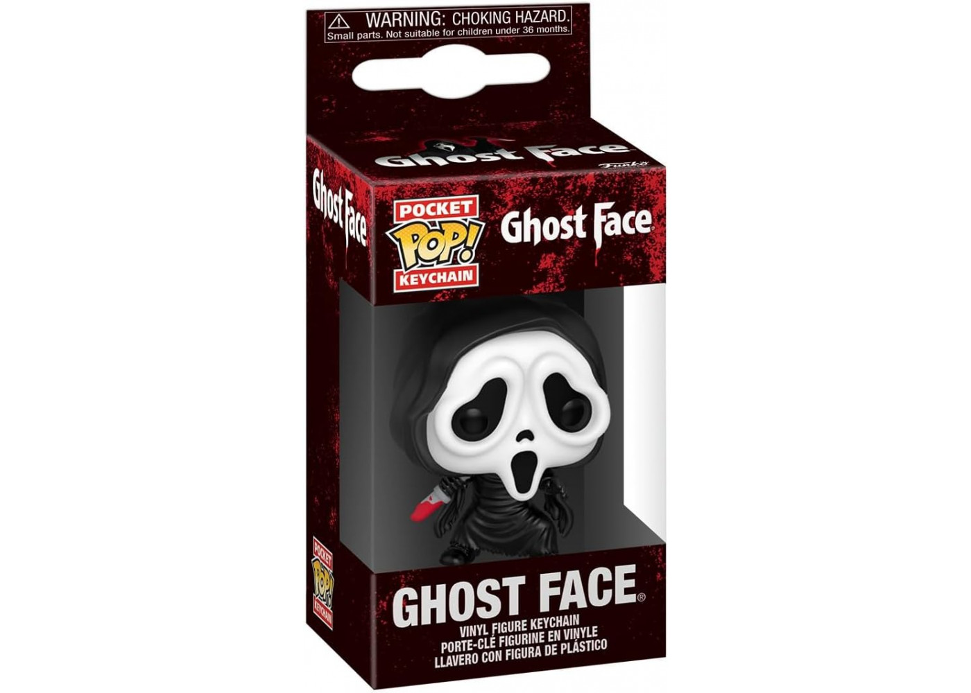 Брелок Фигурка Фанко Призрачное Лицо Ghostface Keychain Funko 88361