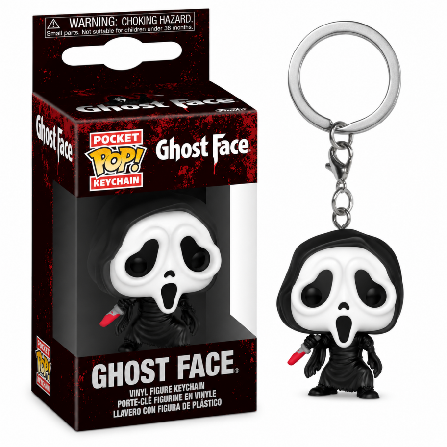Брелок Фигурка Фанко Призрачное Лицо Ghostface Keychain Funko 88361