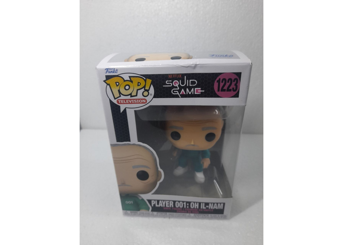 Фігурка Фанко (Уцінка) Гра в Кальмара Гравець 001 №1223 Squid Game Player 001 Oh IL-Nam Funko B64796
