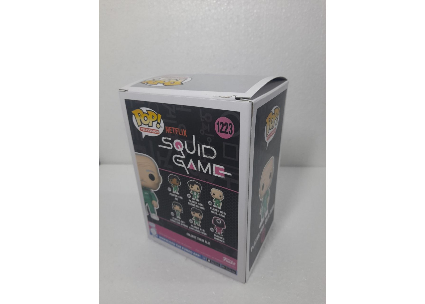 Фігурка Фанко (Уцінка) Гра в Кальмара Гравець 001 №1223 Squid Game Player 001 Oh IL-Nam Funko B64796