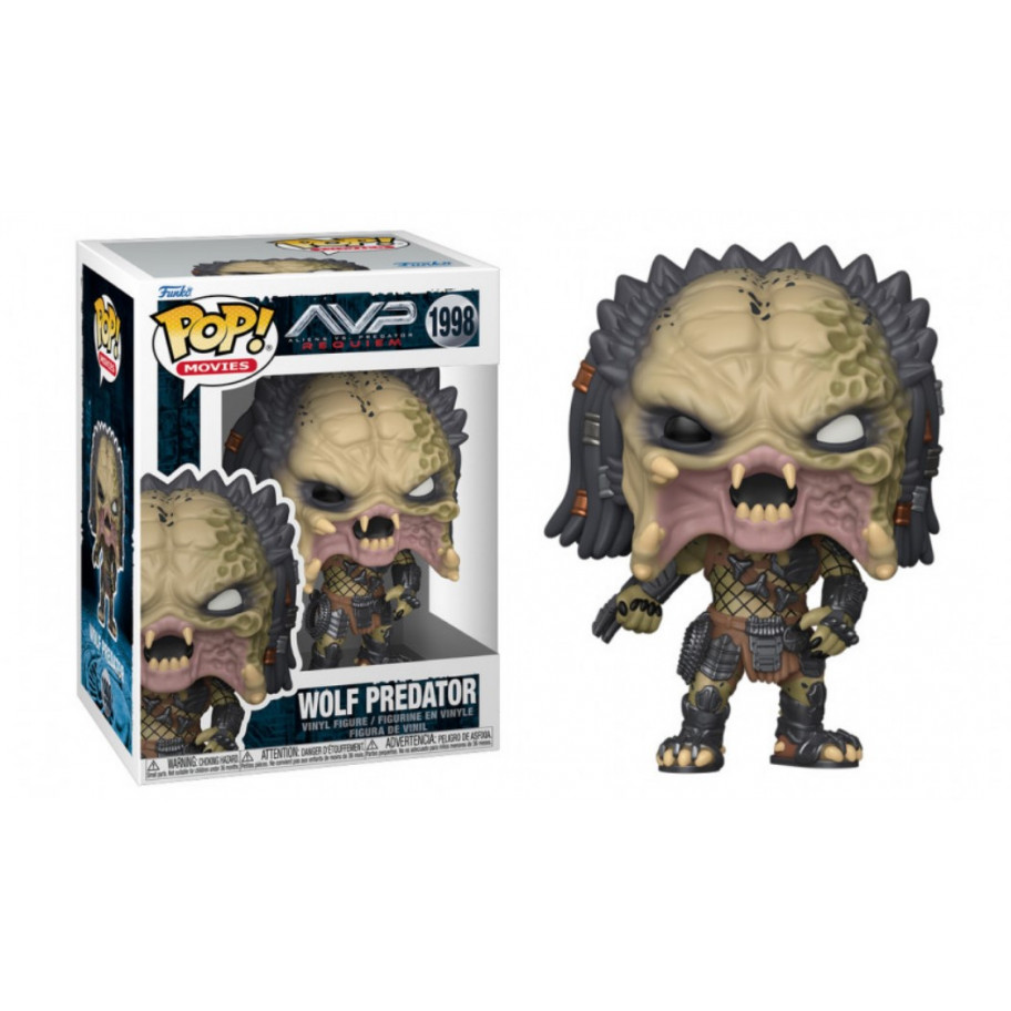 Фігурка Фанко Вовк Чужий проти Хижака №1998 Alien vs Predator Requiem Wolf Predator Funko 90242