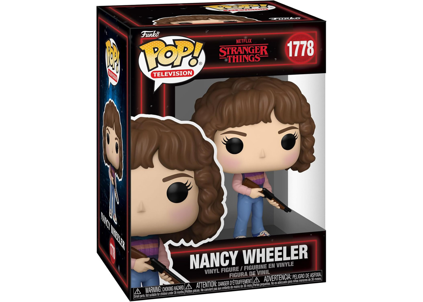 Фігурка Фанко Ненсі з Рушницею Дивні Дива №1778 Stranger Things Nancy Wheeler with Shotgun Funko 75748