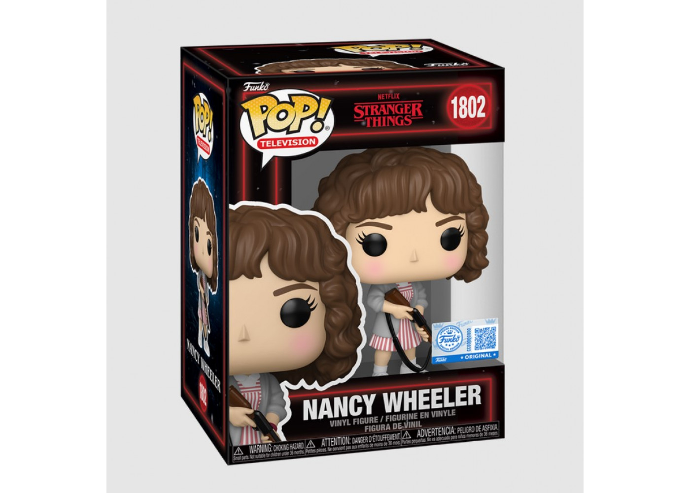 Фігурка Фанко Ненсі з Рушницею Дивні Дива №1802 Stranger Things Nancy Wheeler with Shotgun Funko 88650