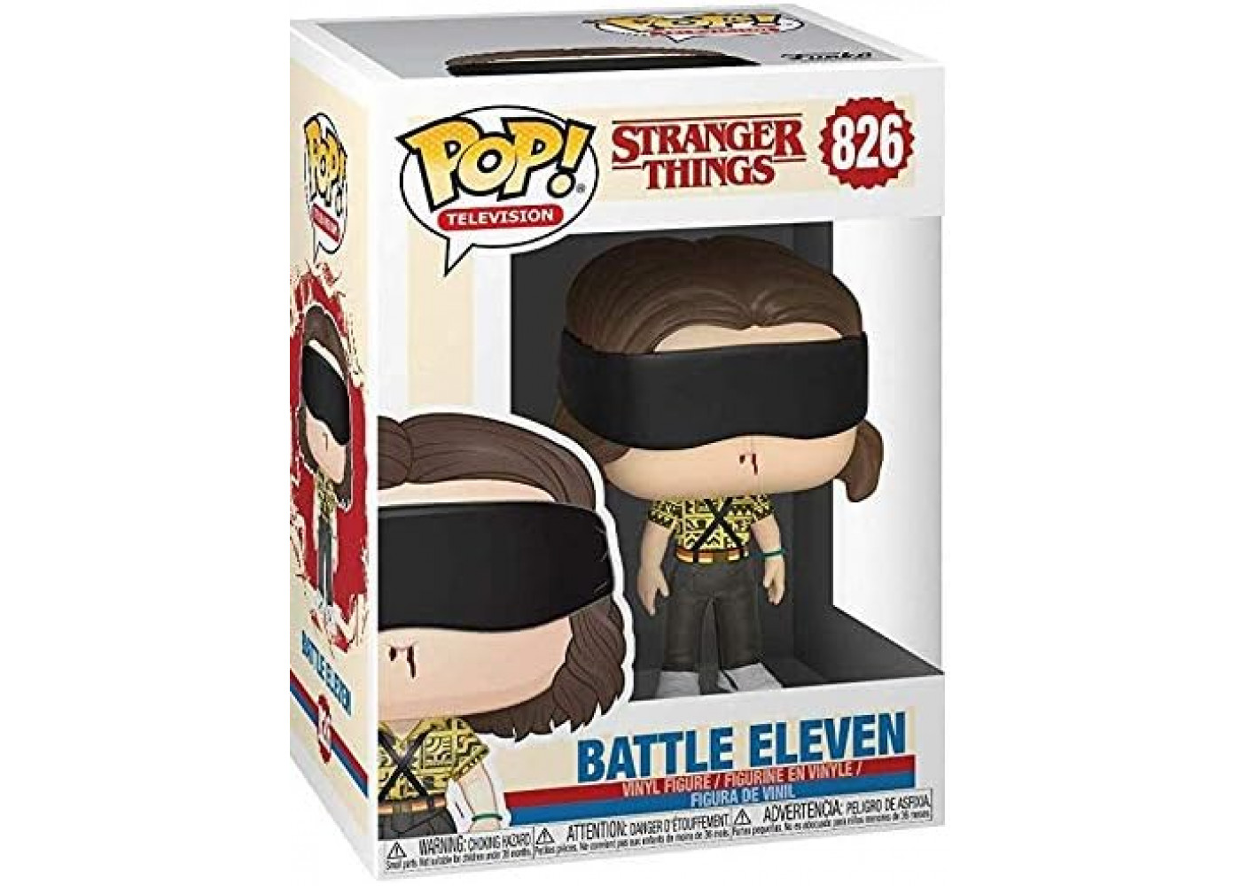 Фігурка Фанко (Уцінка) Одинадцять у Бою Дивні Дива №826 Stranger Things Battle Eleven Funko B39367