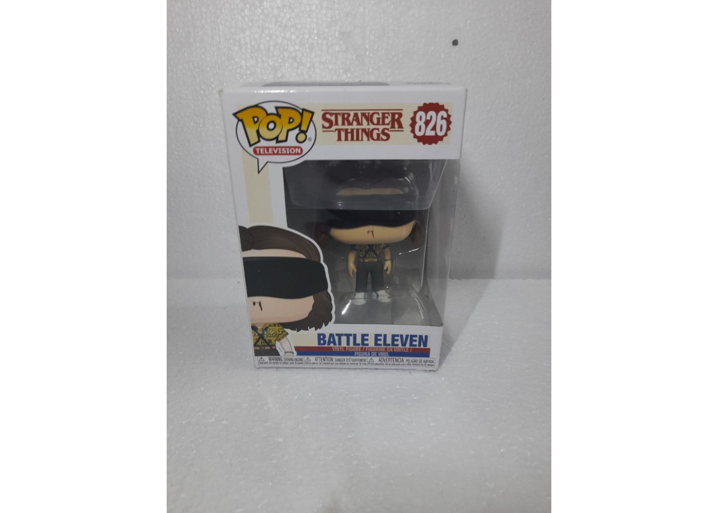Фігурка Фанко (Уцінка) Одинадцять у Бою Дивні Дива №826 Stranger Things Battle Eleven Funko B39367