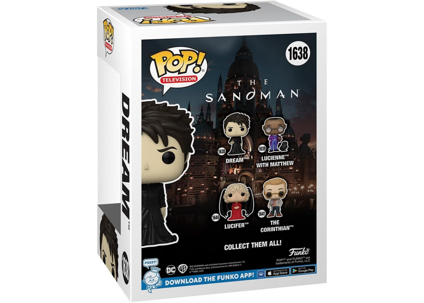 Фигурка Фанко (Уценка) Песочный Человек Сон Морфей №1638 Sandman Dream Funko B80050 