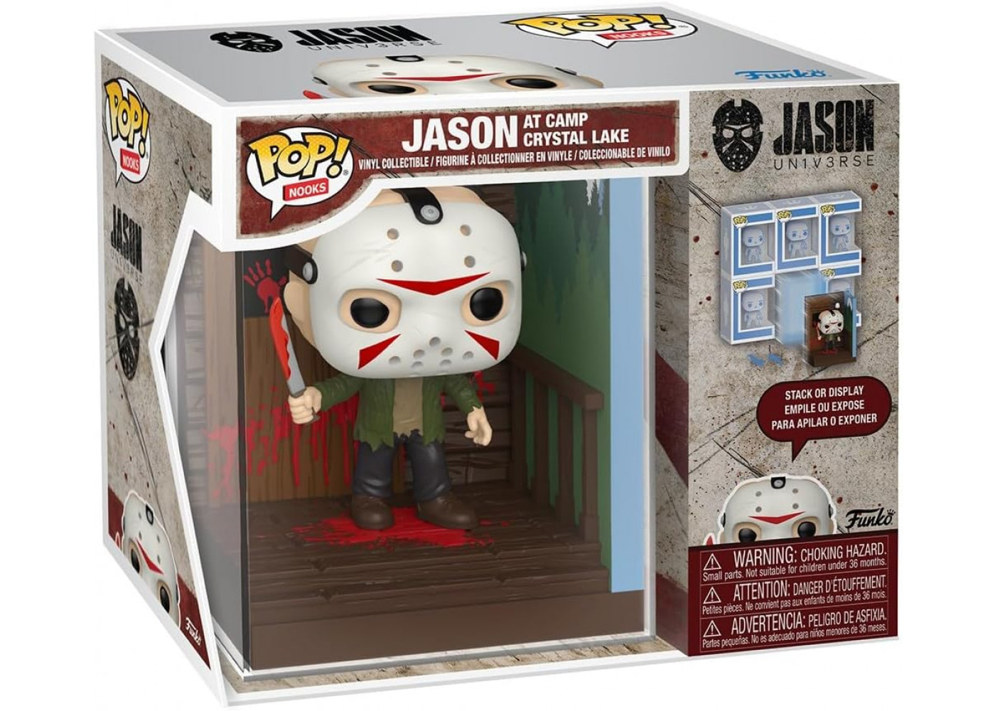 Фигурка Фанко Джейсон Вурхиз в Лагере Кристал Лейк Jason Universe Jason at Camp Crystal Lake Nooks Funko 93361