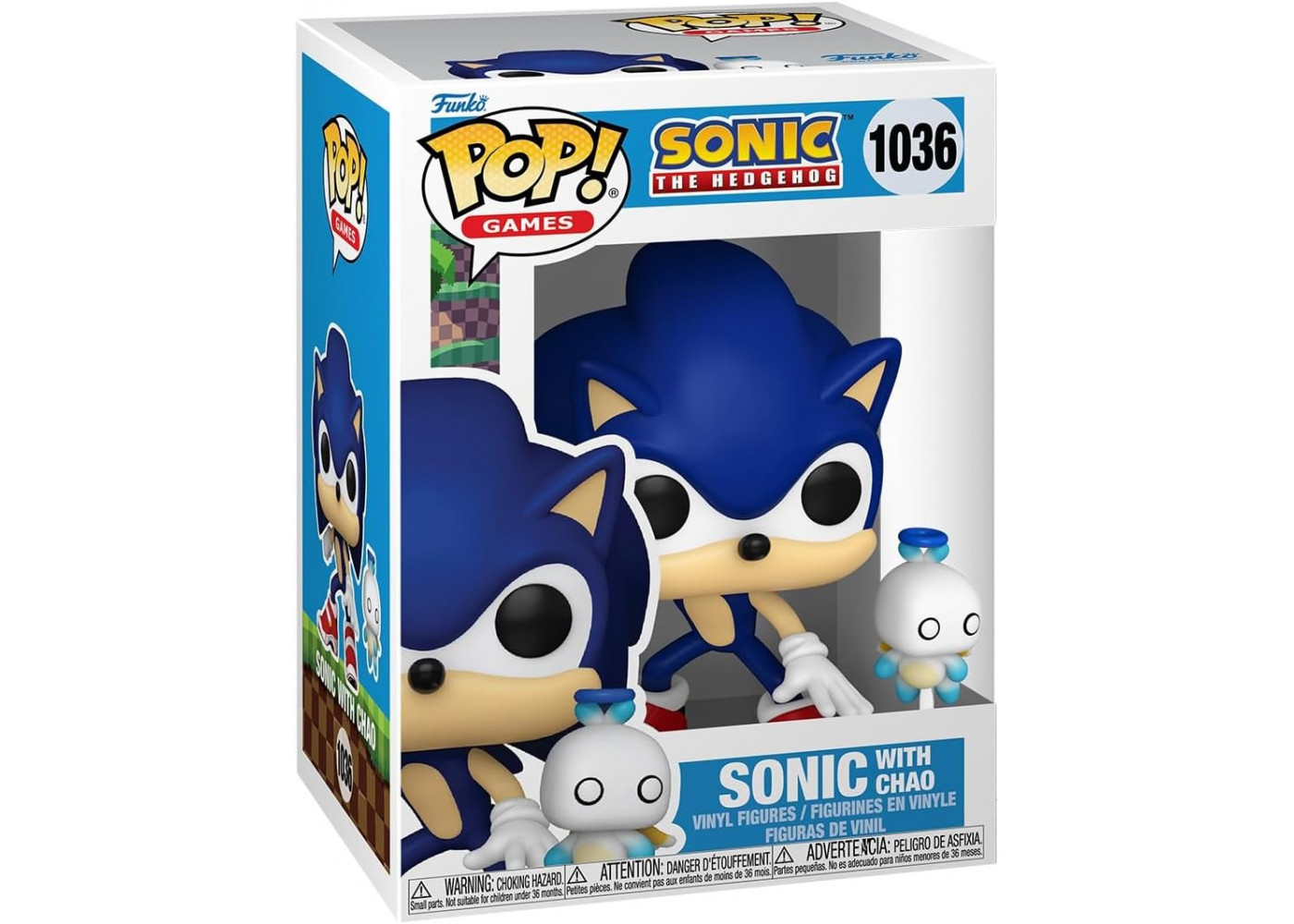Фигурка Фанко Ёж Соник и Чао №1036 Sonic The Hedgehog with Hero Chao Funko 80309