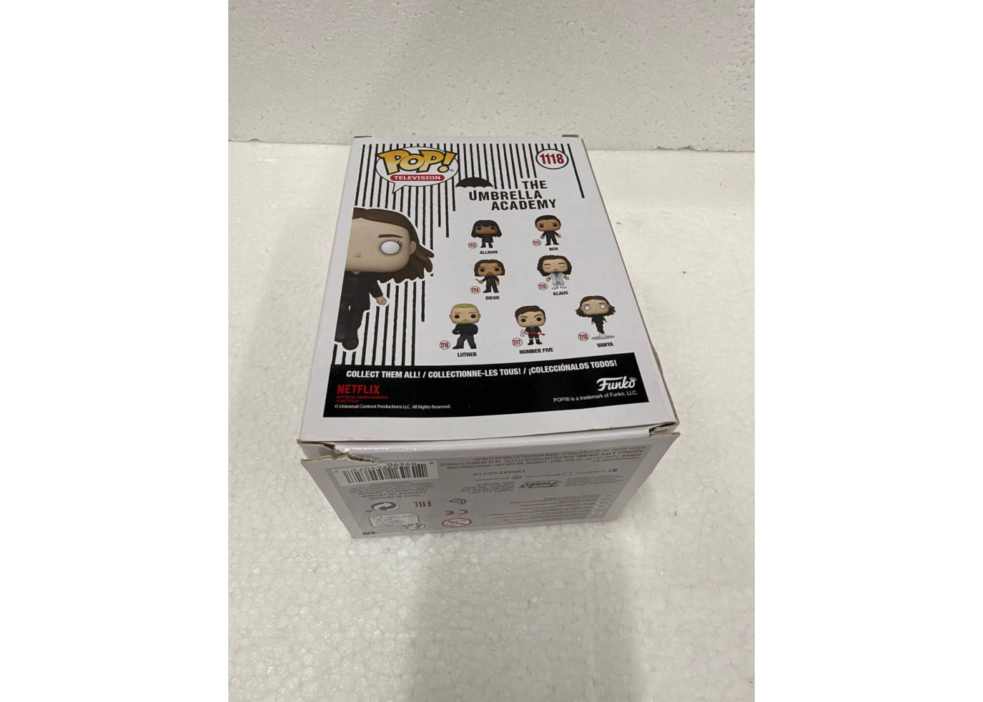Фигурка Фанко Ваня Академия Амбрелла (Уценка) №1118 Vanya Umbrella Academy Funko B55072