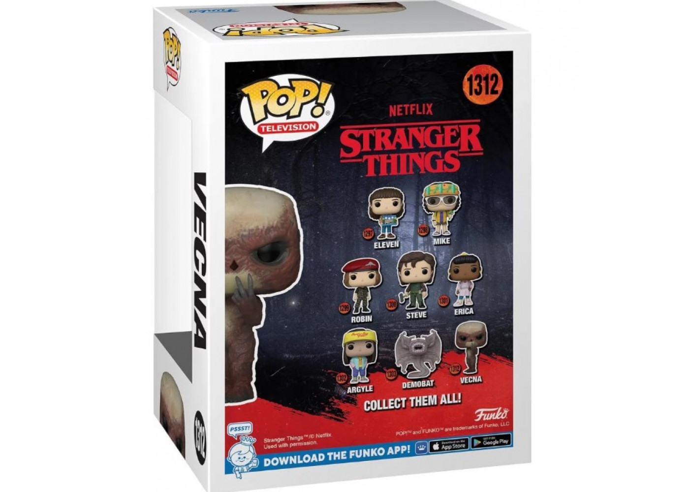 Фігурка Фанко Векна (Уцінка) Дуже Дивні Речі №1312 Stranger Things Vecna Funko B65632