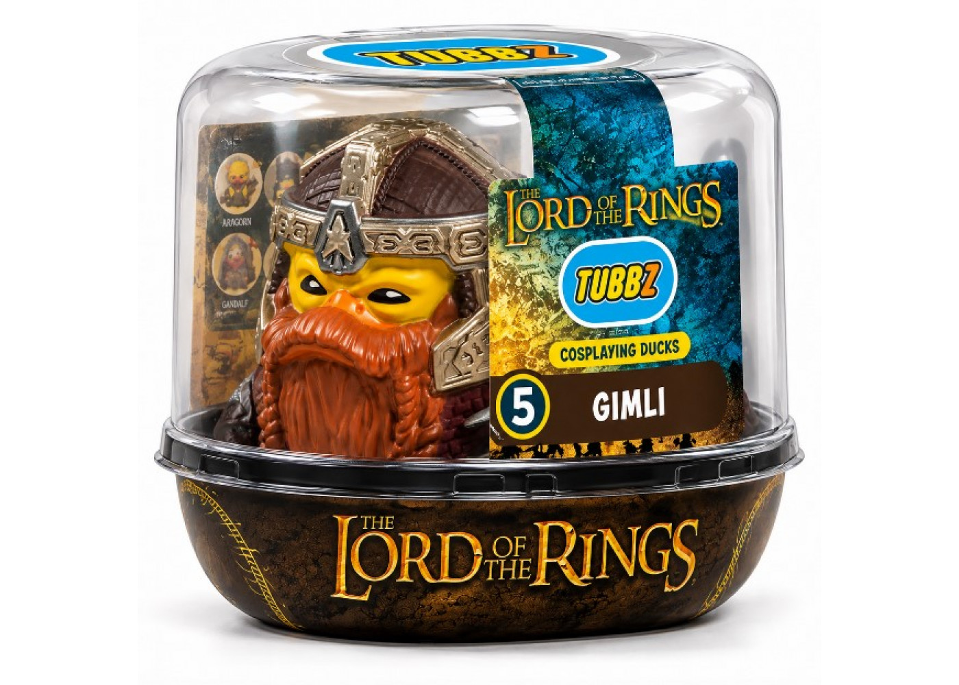 Фігурка Качка Гімлі Володар Перстень The Lord of The Rings: Gimli Cosplaying Rubber Duck TUBBZ 424918