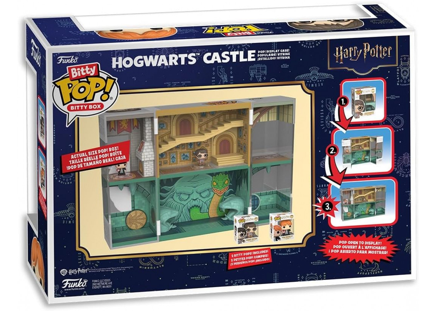 Фігурки Фанко Бітті Гаррі Поттер Замок Гогвортс Harry Potter Hogwarts Castle Bitty Pop Boxes Funko 85533