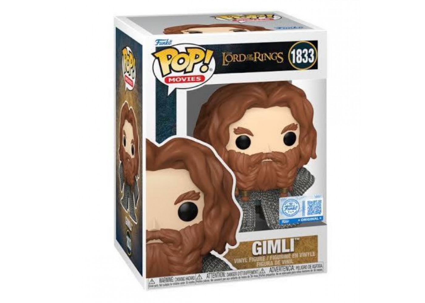 Фігурка Фанко Гімлі Володар Перснів №1833 Gimli Lord of the Rings Funko 87140
