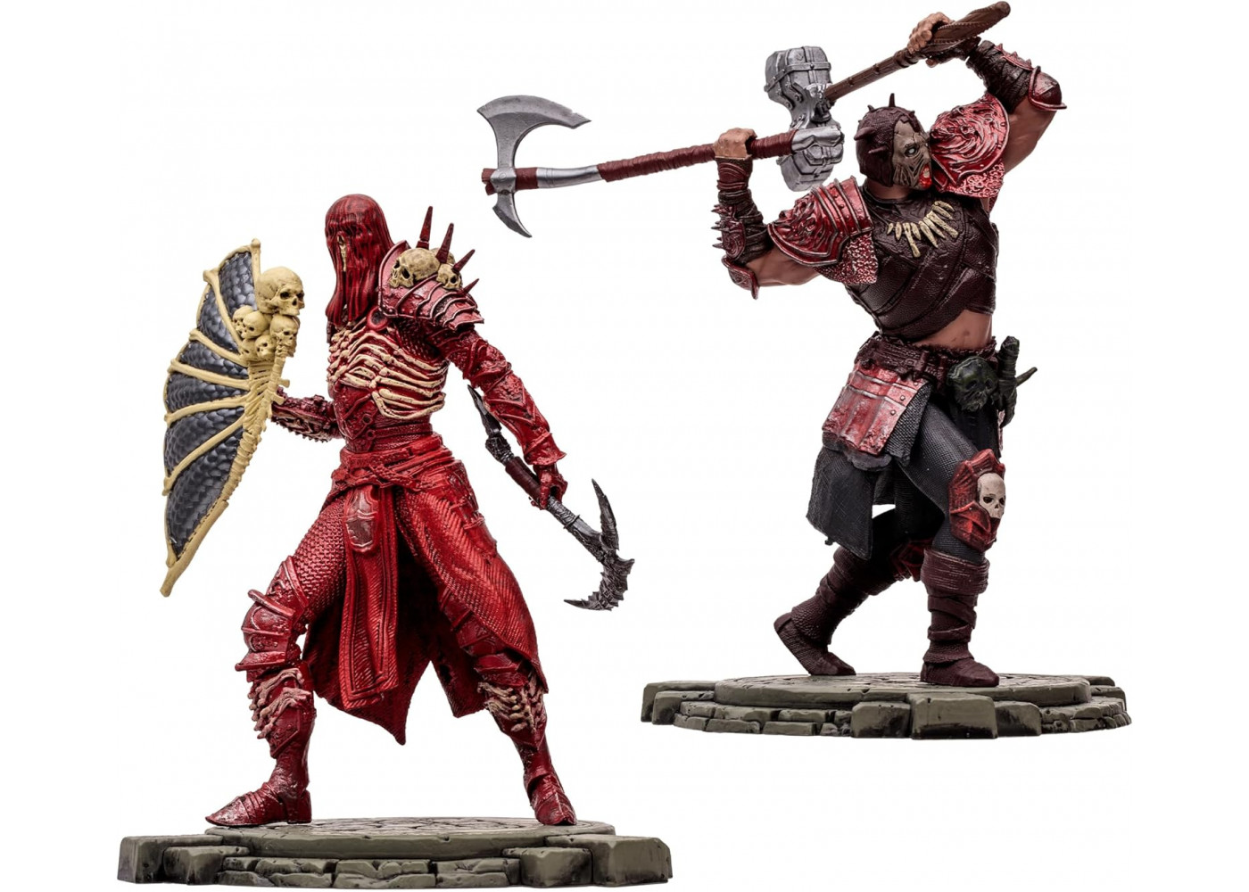Фигурка Диабло IV Варвар и Некромант Diablo IV Rend Barbarian  Blood Necromancer McFarlane 16731