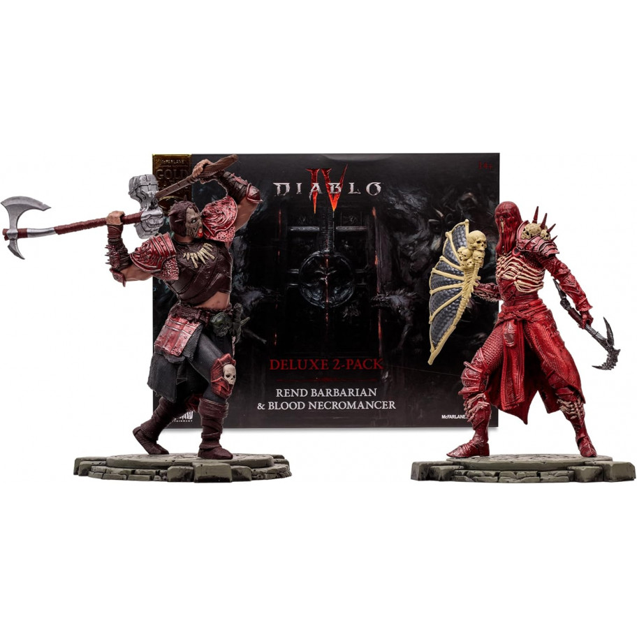 Фигурка Диабло IV Варвар и Некромант Diablo IV Rend Barbarian  Blood Necromancer McFarlane 16731
